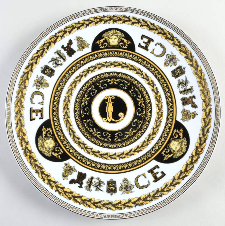 Virtus Alphabet Service Plate (Charger) by Rosenthal - Continental-1