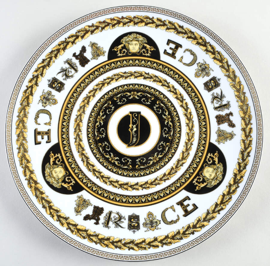 Virtus Alphabet Service Plate (Charger) by Rosenthal - Continental-1