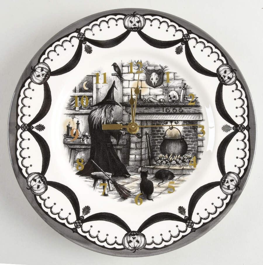 Haunted Home 1-2" depth  Clock Plate HC by Royal Stafford-1
