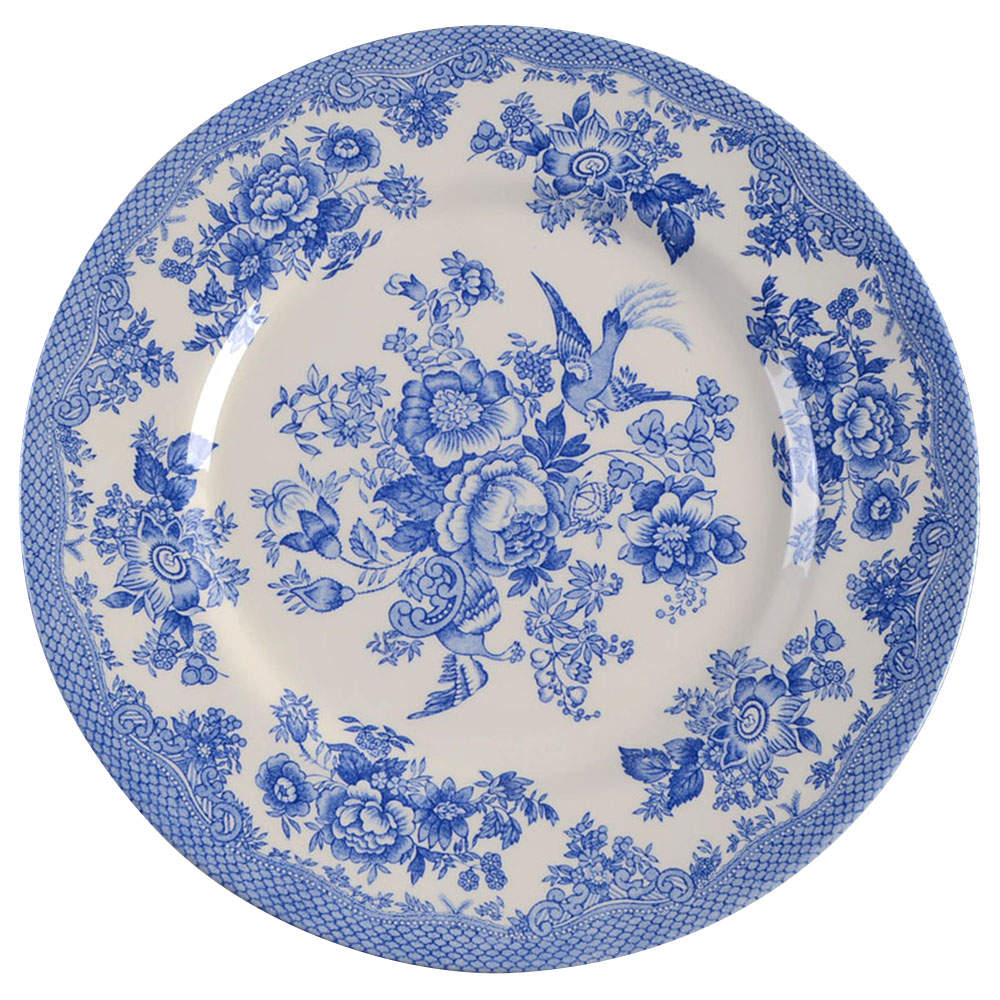 Asiatic Pheasant Blue Dinner Plate by Royal Stafford-1