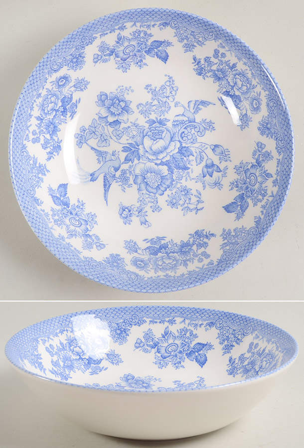 Asiatic Pheasant Blue Soup/Cereal Bowl by Royal Stafford-1