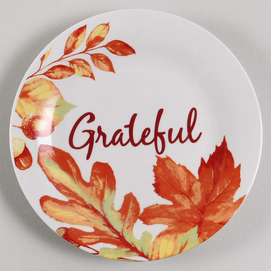 Fall Leaves Salad Plate by Royal Norfolk-1