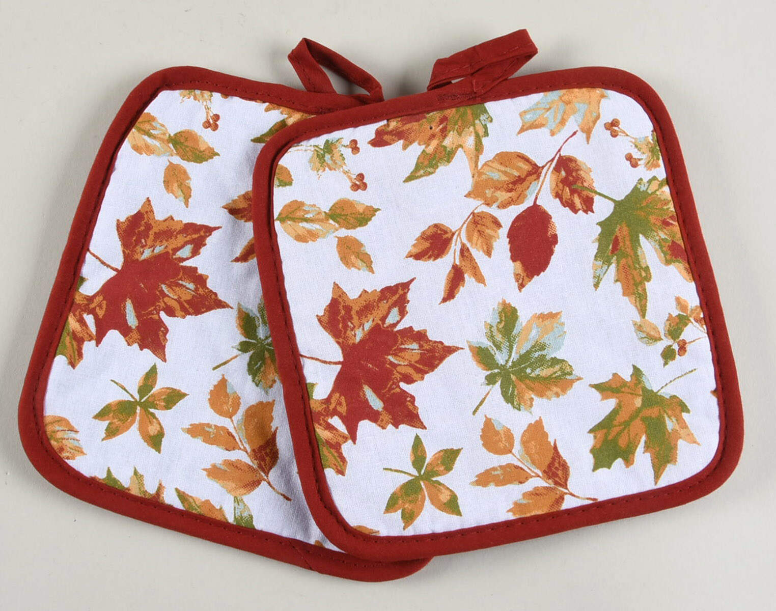 Fall Leaves (Set of 2) Cloth Potholders by Royal Norfolk-1
