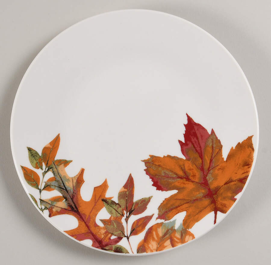 Fall Leaves Salad Plate by Royal Norfolk-1