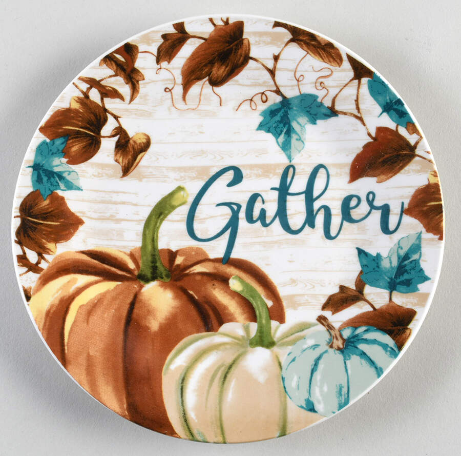 Pumpkins Salad Plate by Royal Norfolk-1