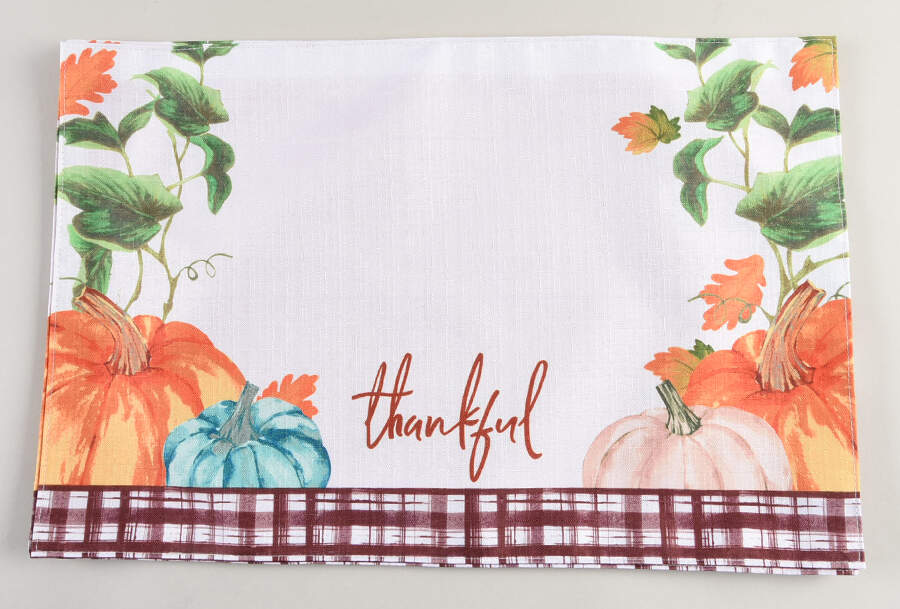 Pumpkins Cloth Placemat - Set of 4 by Royal Norfolk-1