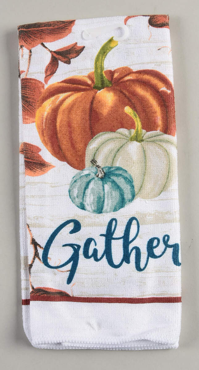 Pumpkins Cloth Kitchen Towel by Royal Norfolk-1