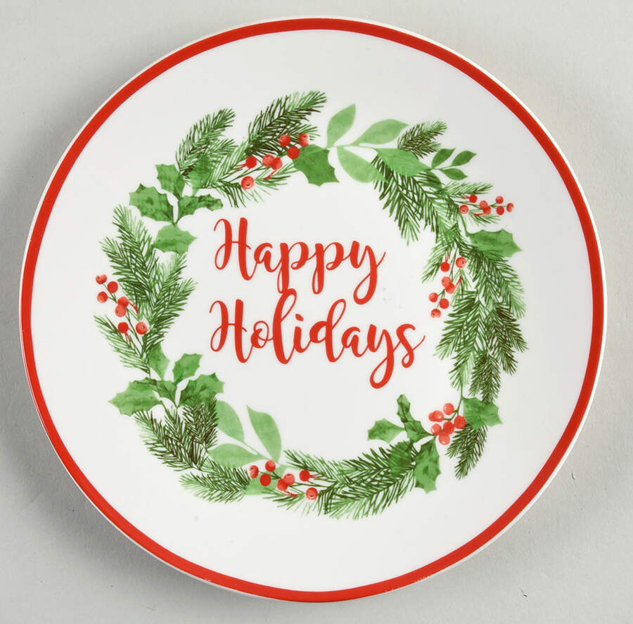 Holly Berry Salad Plate by Royal Norfolk-1