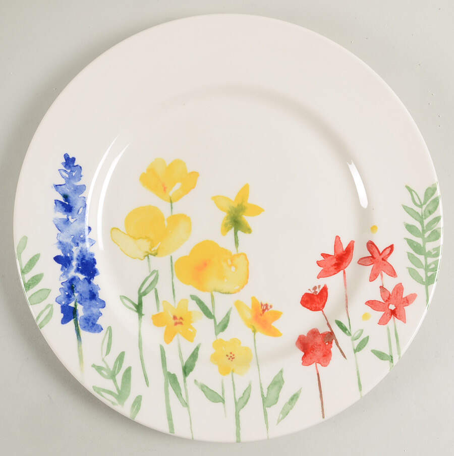 Spring Flowers Dinner Plate by Royal Stafford-1