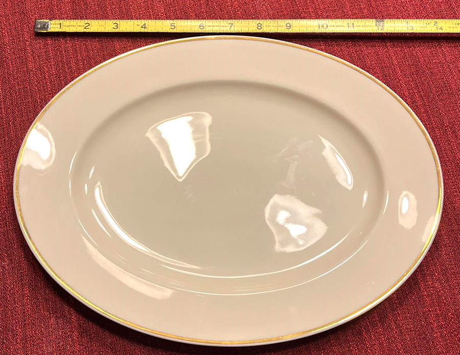 6069 Gold 14" Oval Serving Platter by Rosenthal - Continental-1