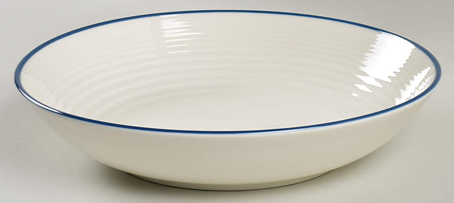 Maze Denim Line 9" Individual Pasta Bowl by Royal Doulton-1