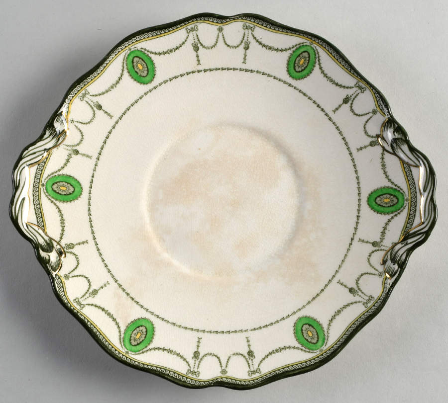 Countess Green Handled Cake Plate by Royal Doulton-1