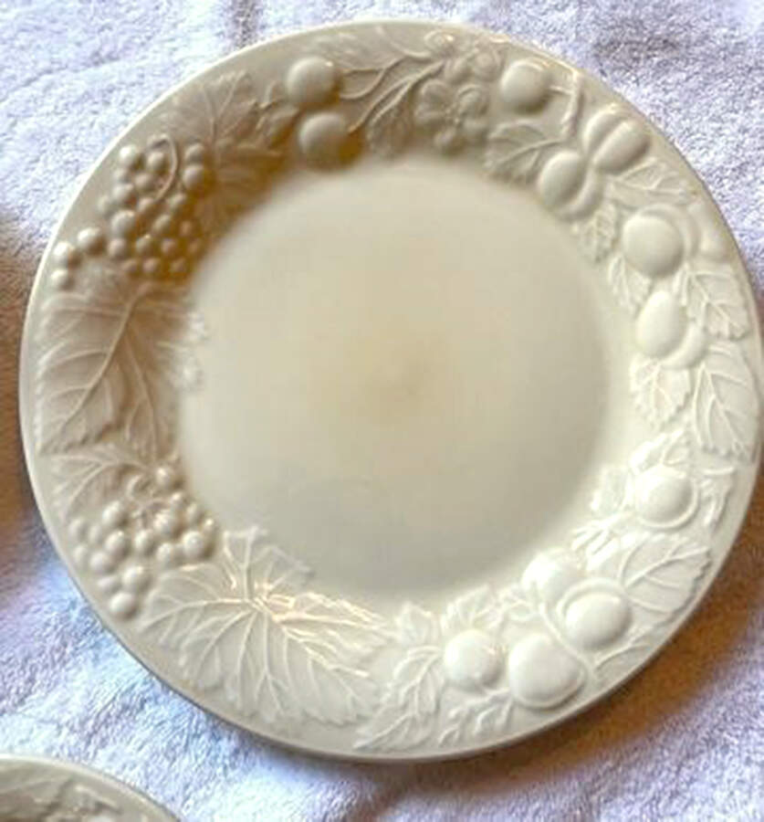Costa Cream Dinner Plate by Retroneu-1