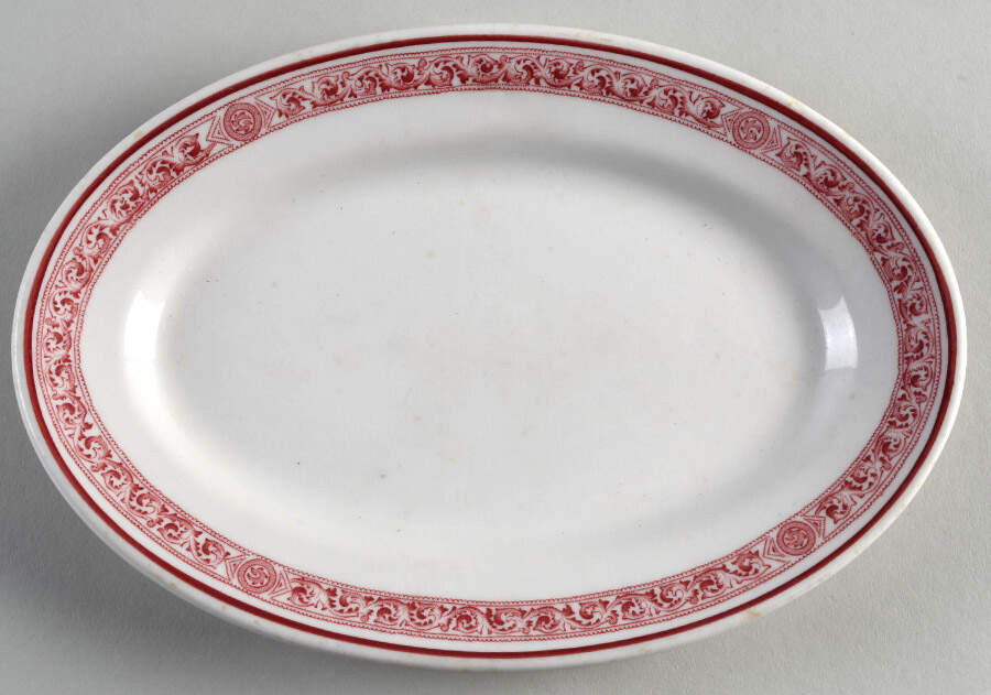 ROJ326 9" Oval Serving Platter by Royal Jackson-1