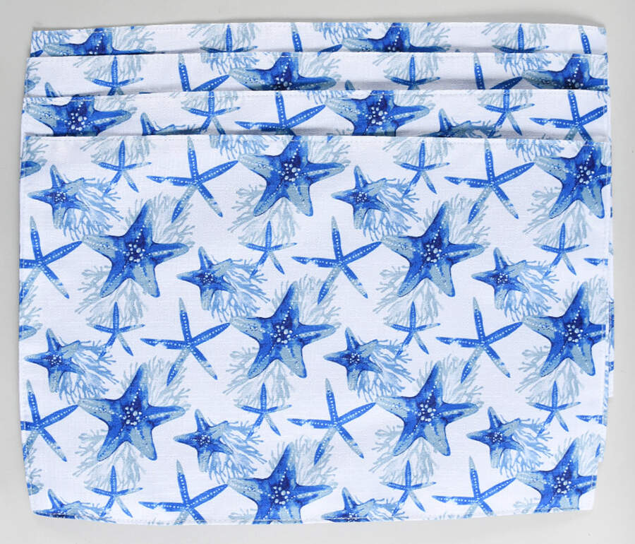 Shore Living Cloth Placemat - Set of 4 by Royal Norfolk-1