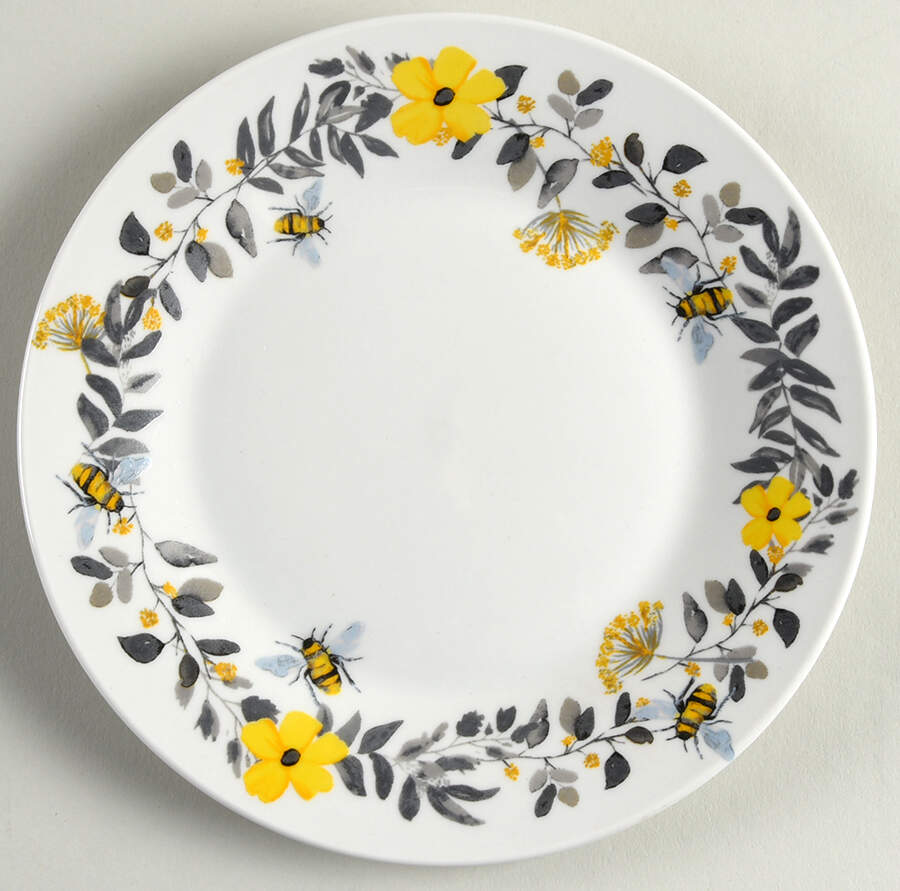 Spring Bee Salad/Dessert Plate by Royal Norfolk-1