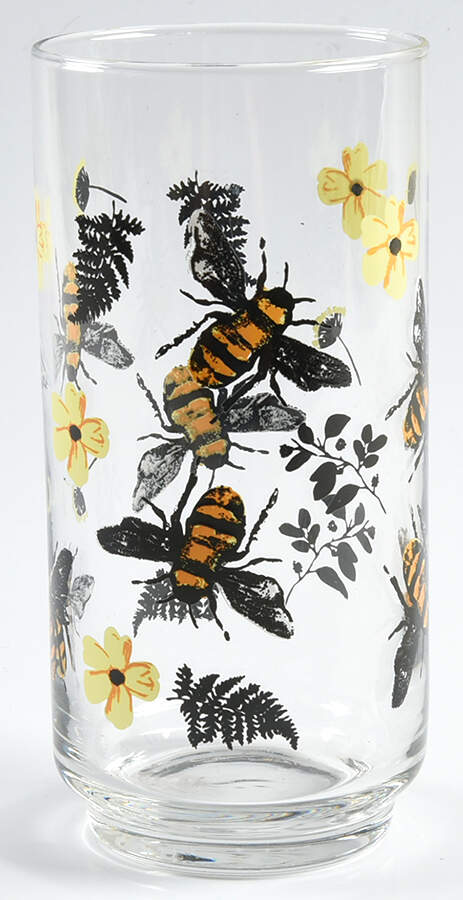 Spring Bee Glassware Flat Tumbler by Royal Norfolk-1