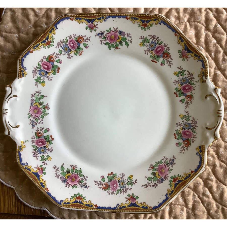 1382 Handled Cake Plate by Royal Stafford-1