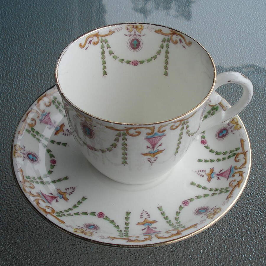 Adams Flat Cup & Saucer Set by Royal Coleston-1