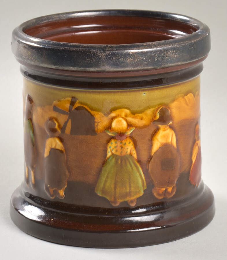 Dutch G Tea Caddy No Lid by Royal Doulton-1