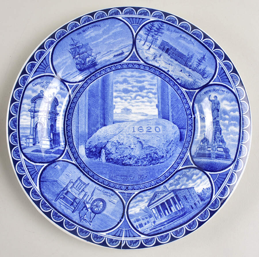 Plymouth Rock Dinner Plate by Rowland & Marsellus-1