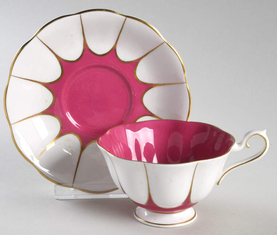 ROA328 Footed Cup & Saucer Set by Royal Albert-1