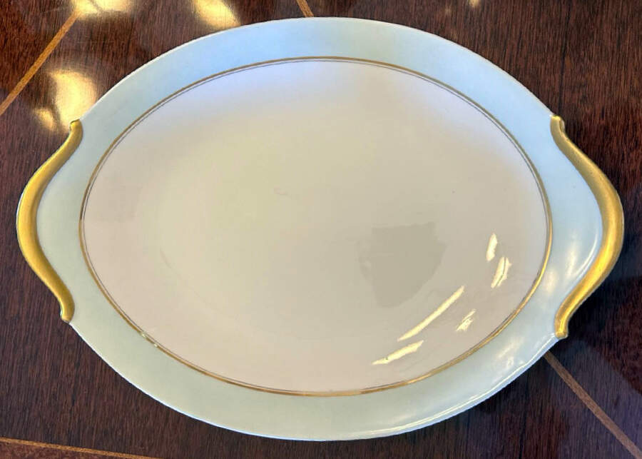 RYD123 16" Oval Serving Platter by Raynaud-1
