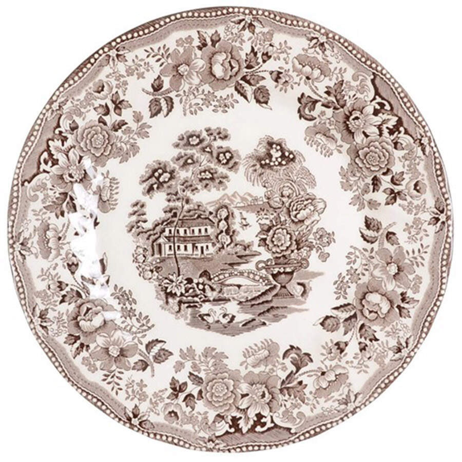 Tonquin Brown Dinner Plate by Royal Wessex-1