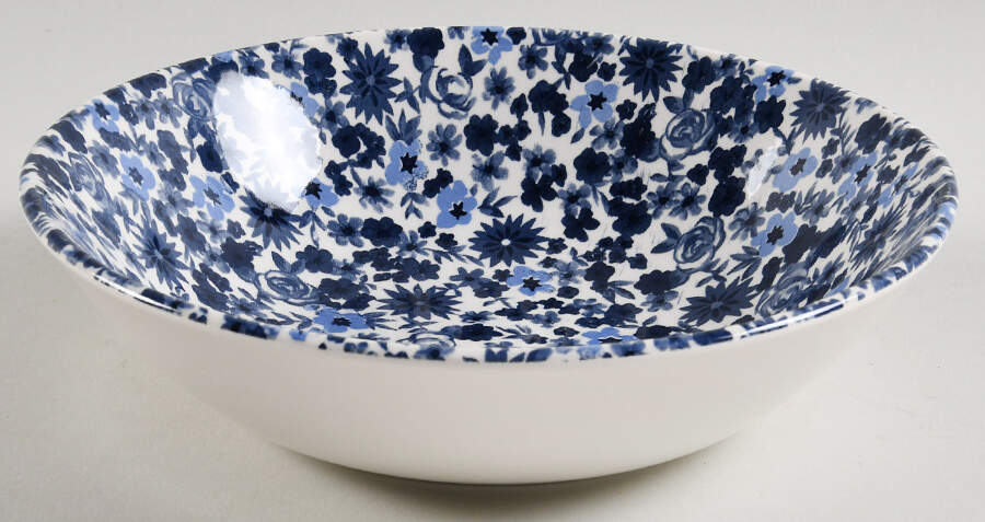 Dominique Blue Coupe Cereal Bowl by Royal Stafford-1