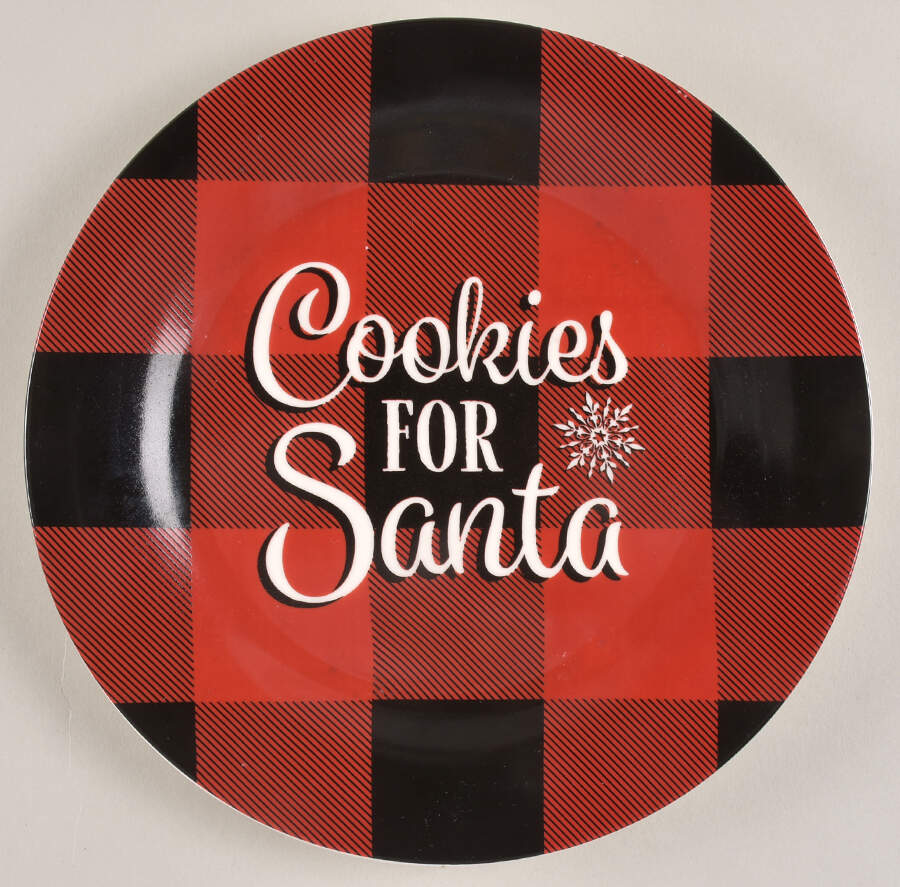 Buffalo Check Cookie Plate by Royal Norfolk-1