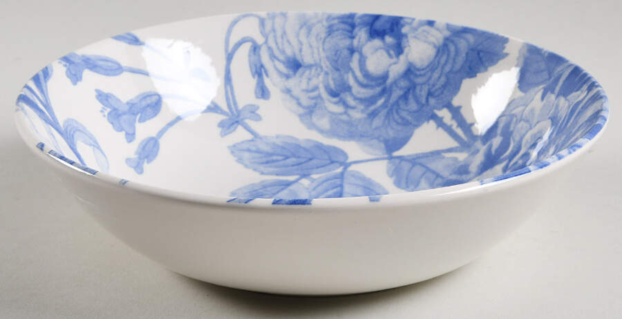 Floral Weave Powder Blue Coupe Cereal Bowl by Royal Stafford-1