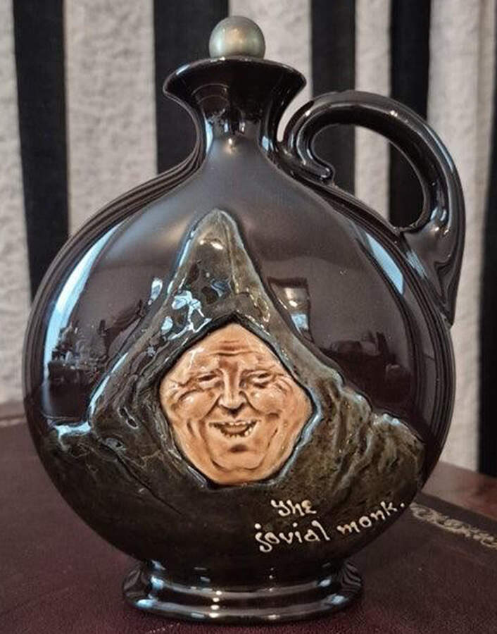 Kingsware Dewars Whiskey Bottle by Royal Doulton-1