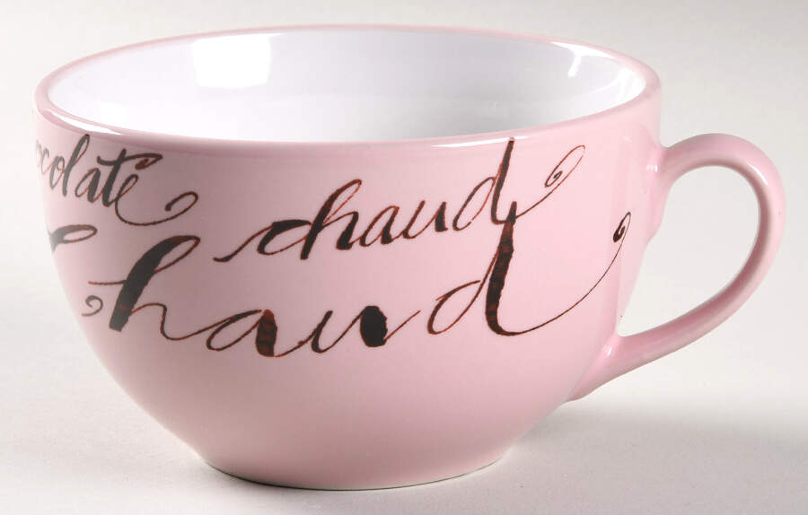 Hot Chocolate Pink Latte Cup by Rosanna-1