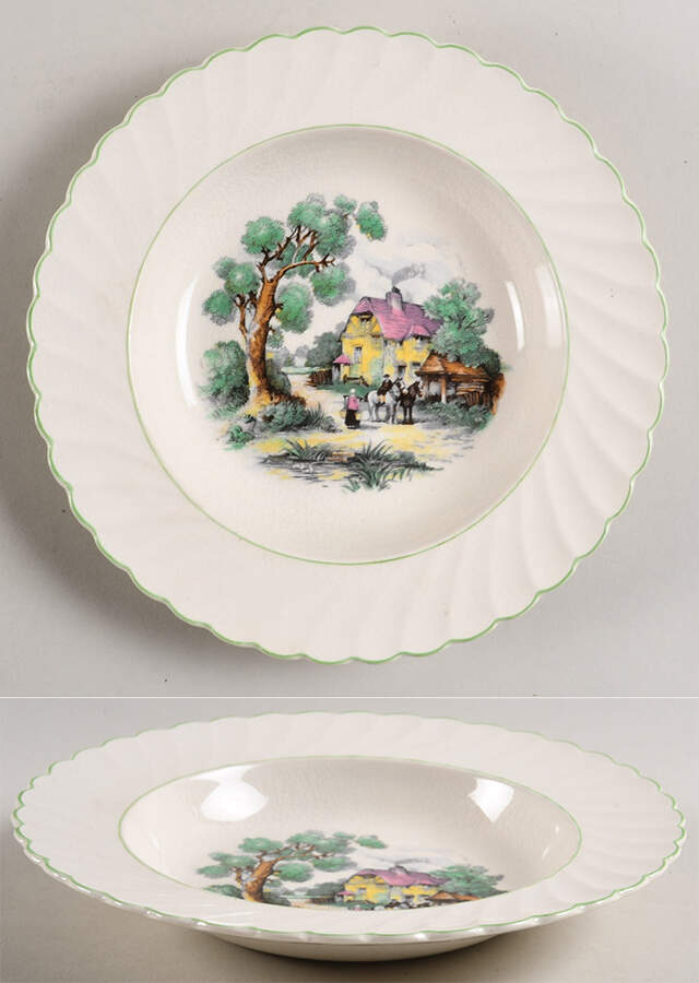 ROS111 Rim Soup Bowl by Royal Staffordshire-1