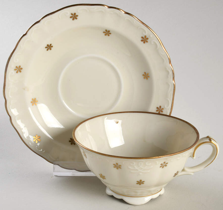 ROR67 Footed Cup & Saucer Set by Rorstrand-1