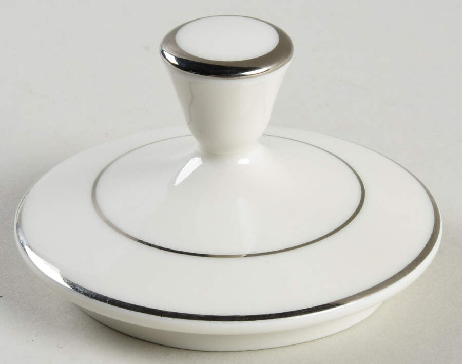 Cobalt Platinum Lid for Sugar Bowl by Royal Castle-1