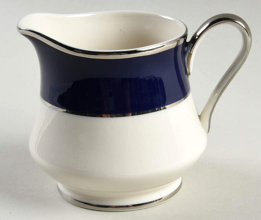 Cobalt Platinum Creamer by Royal Castle-1