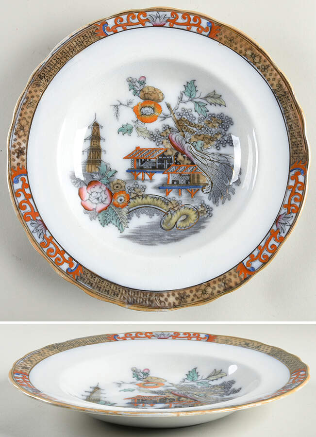 Japan Large Rim Soup Bowl by Rorstrand-1