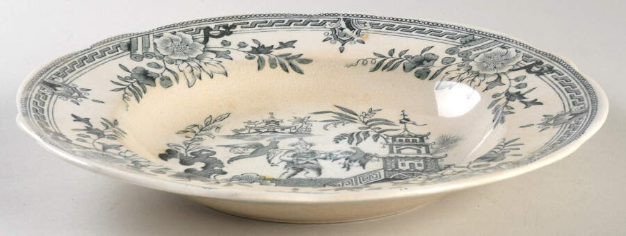 Singapore Large Rim Soup Bowl by Rorstrand-1