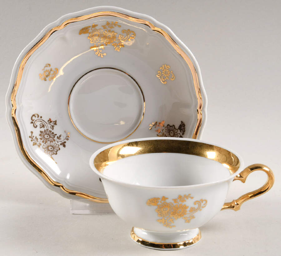 R4012 Footed Cup & Saucer Set by Rosenthal - Continental-1
