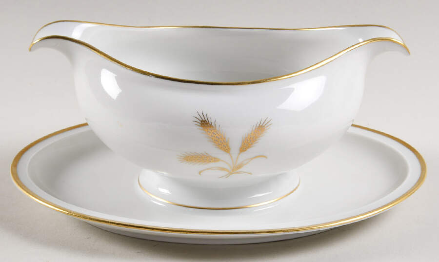 R3135 Gravy Boat with Attached Underplate by Rosenthal - Continental-1