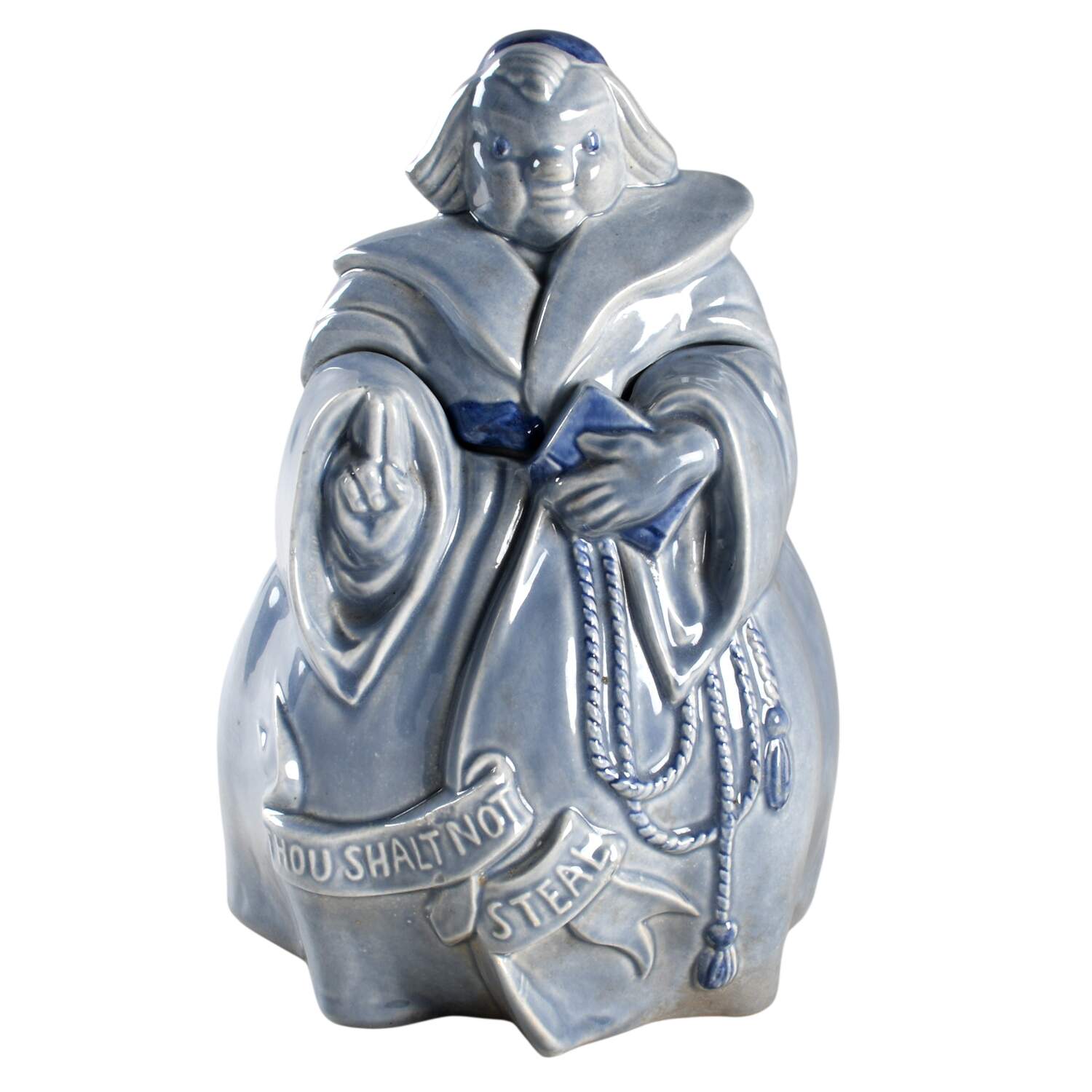 Friar Tuck Cookie Jar & Lid by Red Wing-1