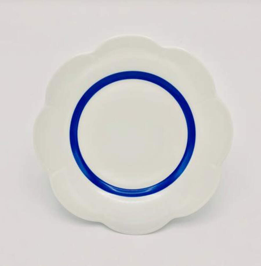 Fleur'T Bleu Salad/Dessert Plate by Royal Limoges-1
