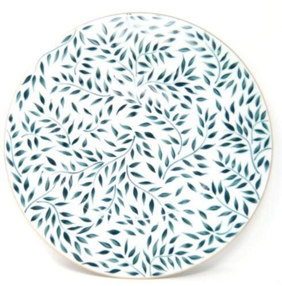 Olivier-Green Service Plate (Charger) by Royal Limoges-1