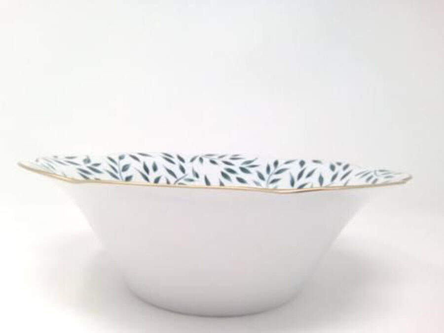 Olivier-Green 10" Large Salad Serving Bowl by Royal Limoges-1