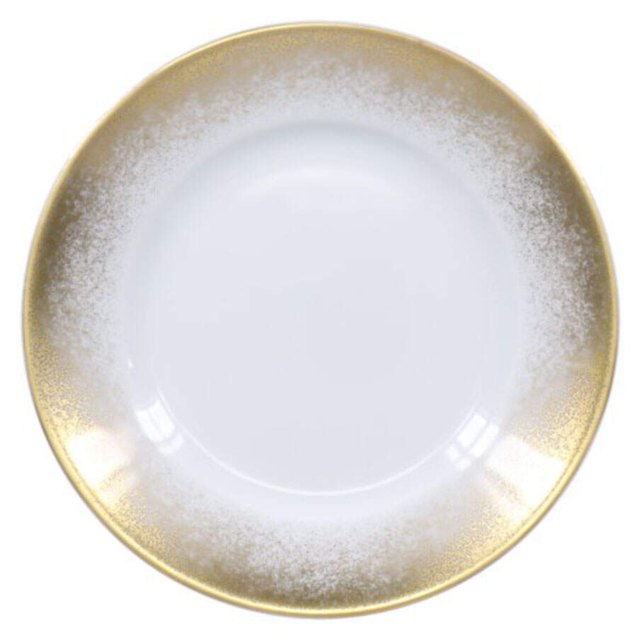 Yellow Fire Bread & Butter Plate by Royal Limoges-1