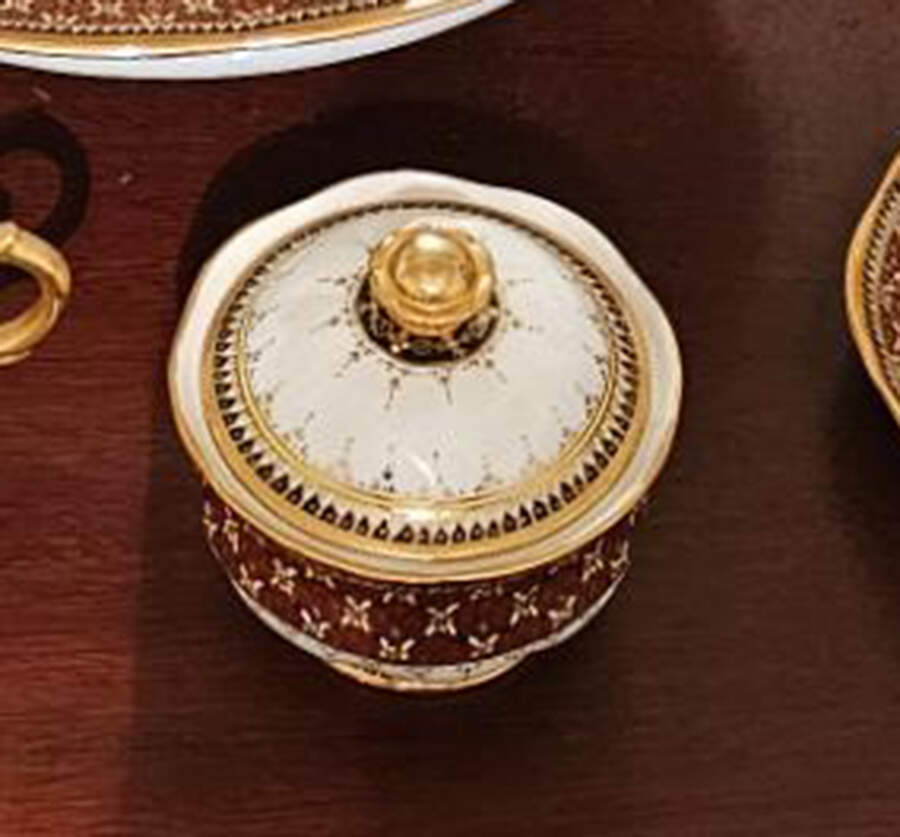 Royal White Sugar Bowl & Lid by Royal Bone China-1