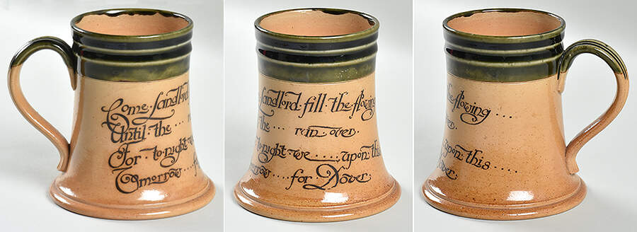Mottoware Small Tankard Jug by Royal Doulton-1