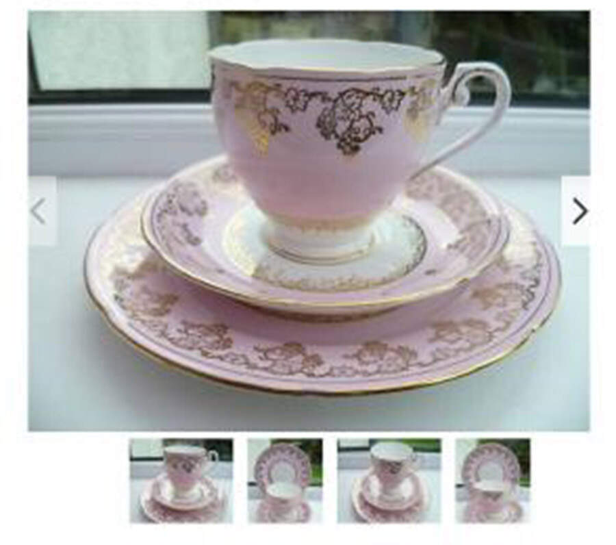 6774 Footed Cup & Saucer Set by Royal Grafton-1