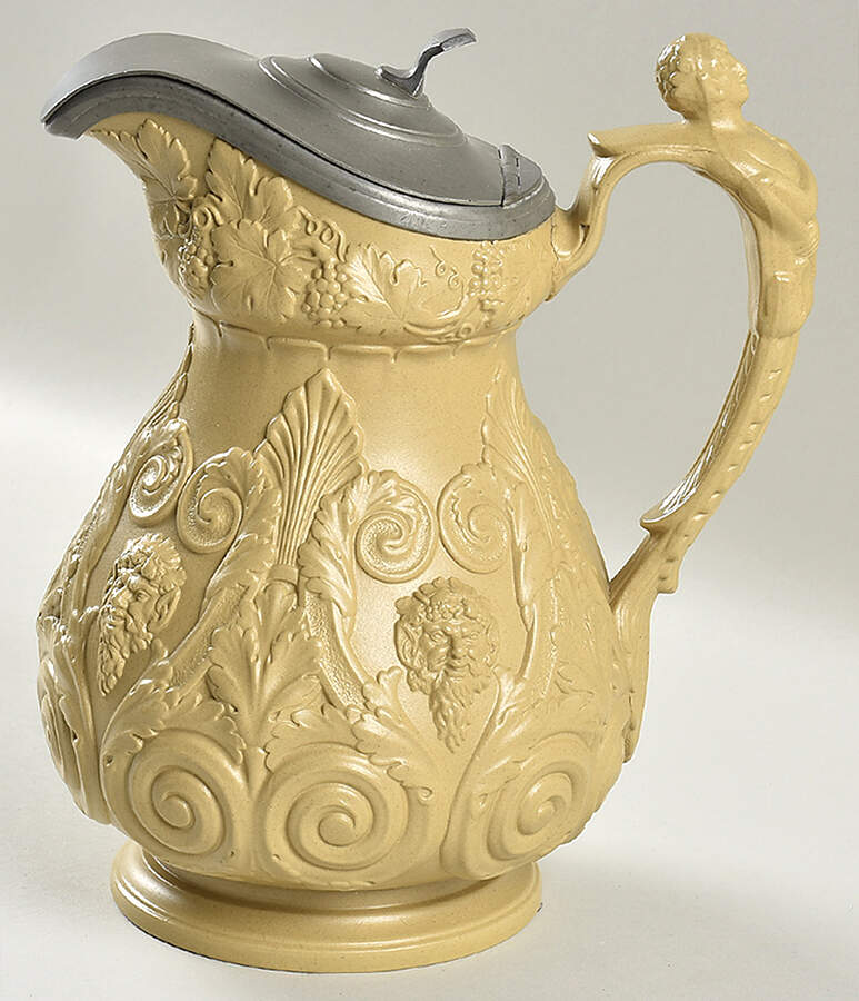 Pan 48 Oz Jug & Metal Lid by Ridgway (Ridgways)-1